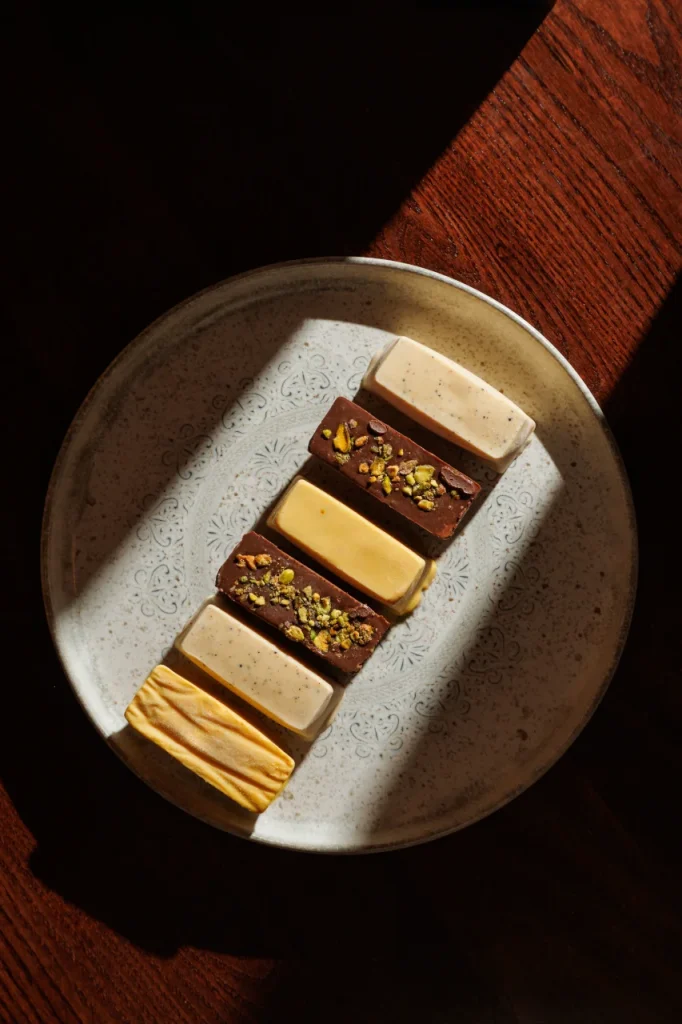 St George's Bay Kulfi selection served at Indial restaurant Tanvi in Malta St Julian
